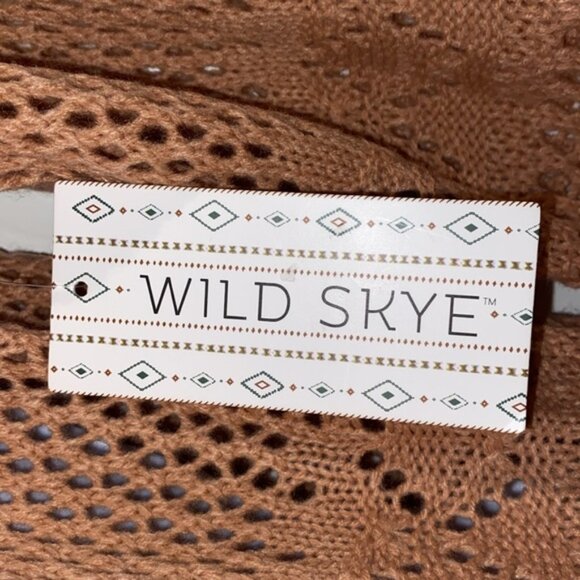 Wild Skye Knee Length Duster Cardigan Sweater Pointelle Knit Rose Clay S… - Picture 4 of 9